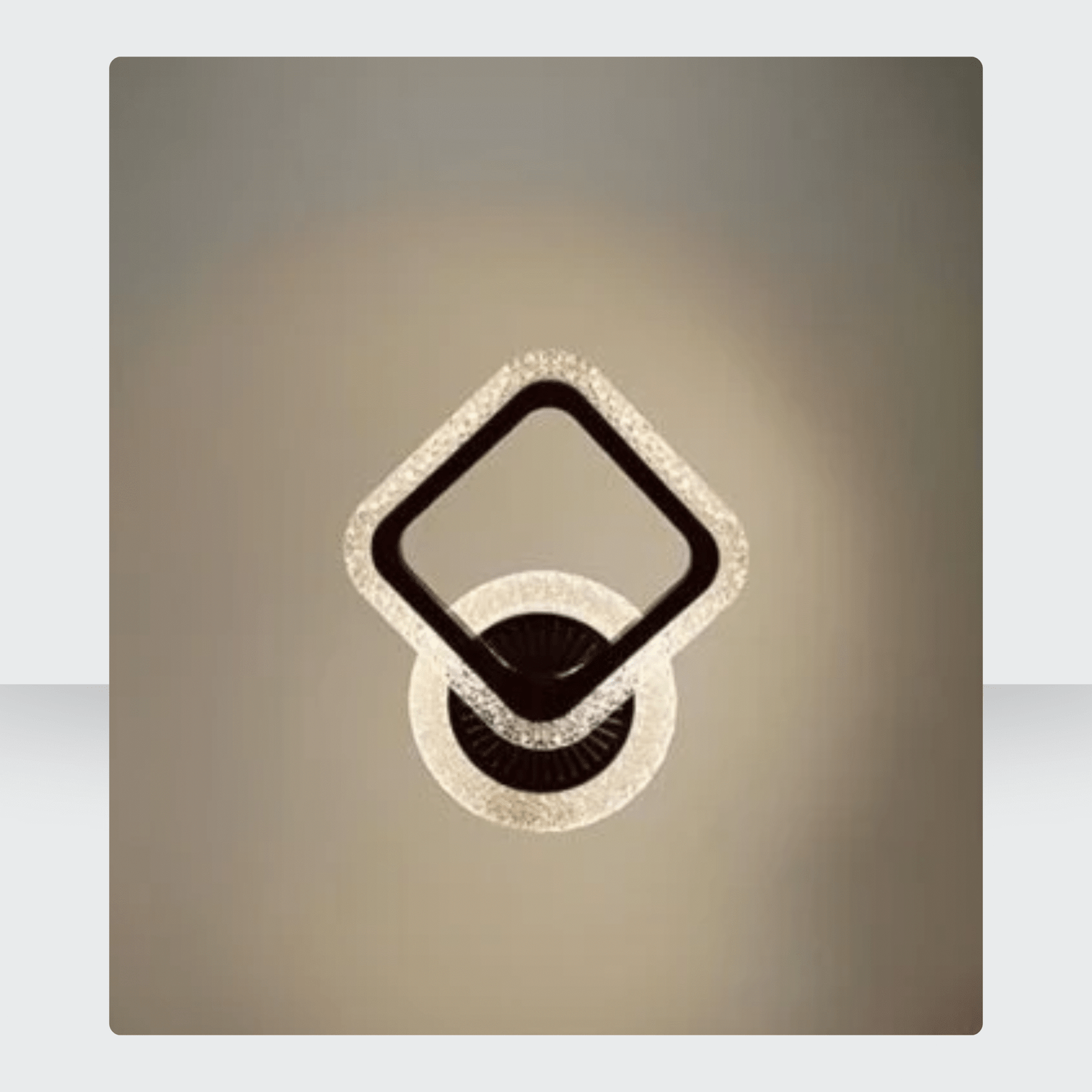 Modern Acrylic Square LED Wall Light – Stylish Indoor Fixture for Bedroom, Lounge & Hallways