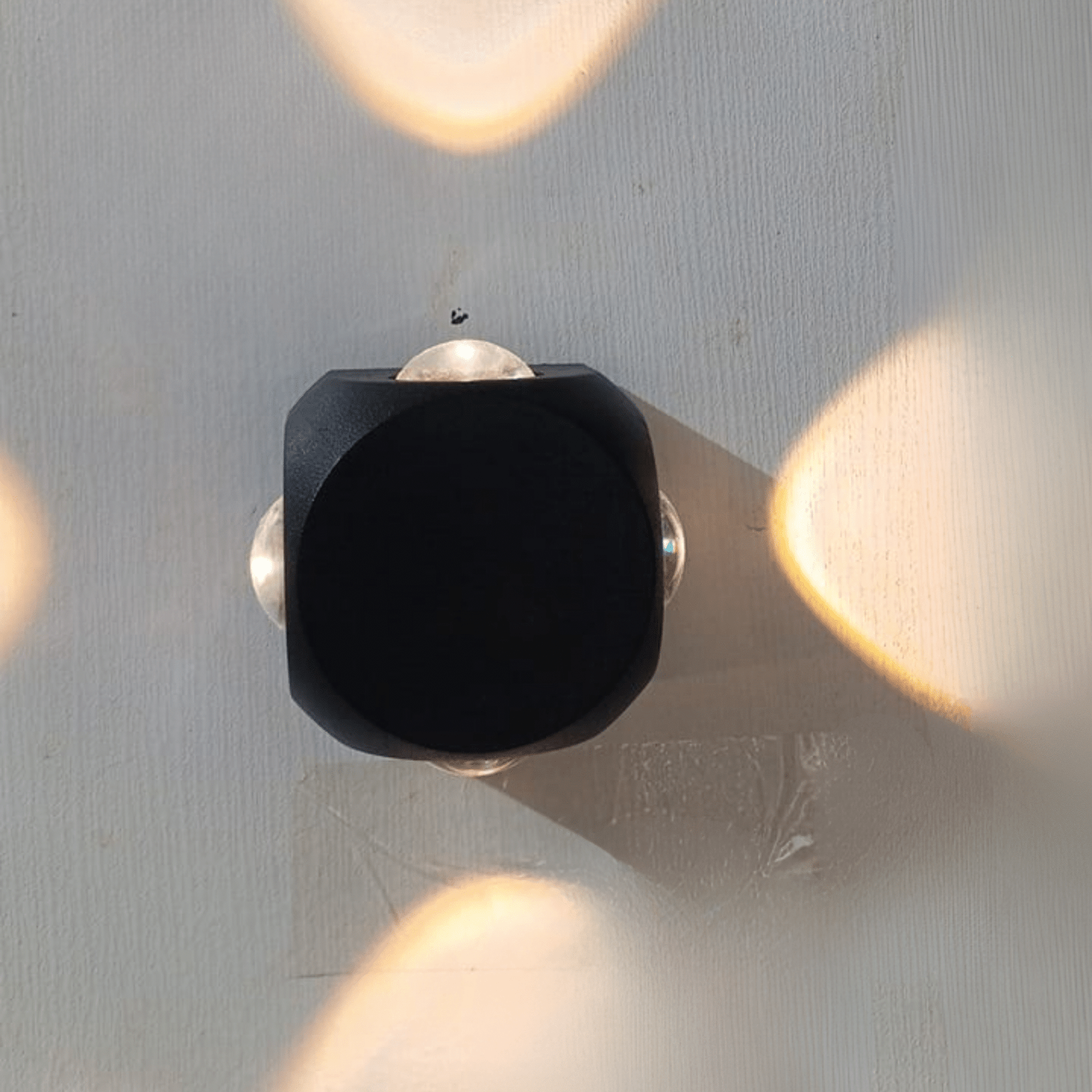 4-Way LED Flower Outdoor Light – Decorative Waterproof Garden Wall Fixture